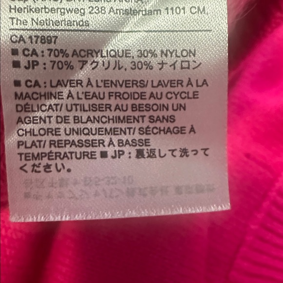 Banana Republic Fuchsia Crew Neck Sweater - Picture 4 of 4